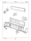 Part Location Diagram of 35-0264 Whirlpool CONTROL PANEL