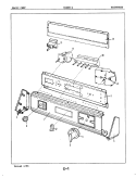 Part Location Diagram of 35-0265 Whirlpool CONTROL PANEL **NLA*