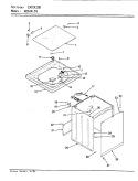 EXTERIOR Diagram and Parts List for W20JN5S  Magic Chef Washer