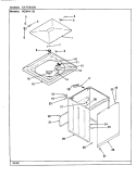 EXTERIOR (W20HN3S) (REV. A - E) Diagram and Parts List for W20HN3S  Magic Chef Washer