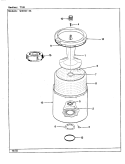 TUB (W20HN3S) (REV. A - E) Diagram and Parts List for W20HA3S  Magic Chef Washer