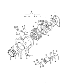 TUB Diagram and Parts List for MCWP1085  Magic Chef Washer