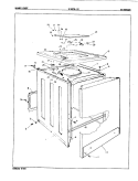 EXTERIOR Diagram and Parts List for W18FA1C  Magic Chef Washer