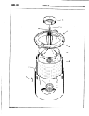 TUB Diagram and Parts List for W18FA1C  Magic Chef Washer