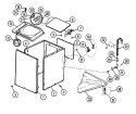 CABINET - WASHER Diagram and Parts List for SL10AN-A03  Maytag Washer Dryer Combo