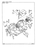 MOTOR & DRIVE (REV. G - K / 10) Diagram and Parts List for YE20HA3  Magic Chef Dryer