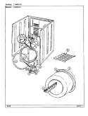 TUMBLER (YE20HV3) Diagram and Parts List for YE20HV3  Magic Chef Dryer