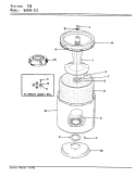 TUB Diagram and Parts List for W20HA3SC  Magic Chef Washer