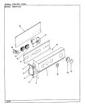 CONTROL PANEL (REV. A - E) Diagram and Parts List for W20HA3SC  Magic Chef Washer
