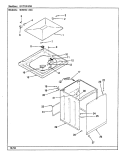 EXTERIOR (REV. A - E) Diagram and Parts List for W20HN3SC  Magic Chef Washer