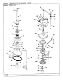 TRANSMISSION & RELATED PARTS (REV. A - E) Diagram and Parts List for W20HA3SC  Magic Chef Washer