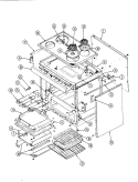 Part Location Diagram of 3807A003-80 Whirlpool TRACK BROILER DOOR