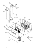 Part Location Diagram of 2403F026-76 Whirlpool PANEL, STORAGE DWR HVT WHEAT