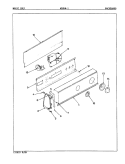 CONTROL PANEL (REV. A - C) Diagram and Parts List for W18HA1  Magic Chef Washer
