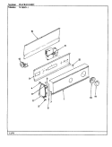 BACKGUARD (REV. D) Diagram and Parts List for W18HA1  Magic Chef Washer