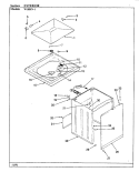 Part Location Diagram of 35-2080 Whirlpool CABINET TOP