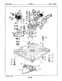 BASE & DRIVE Diagram and Parts List for W18EY1  Magic Chef Washer
