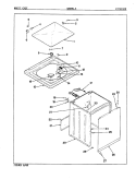 EXTERIOR (REV. A - D) Diagram and Parts List for W20HN2  Magic Chef Washer