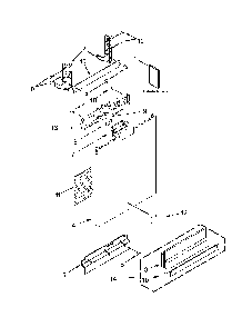 Door Panel Parts Diagram and Parts List for 66514749N510  Kenmore Dishwasher
