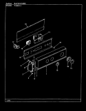 BACKGUARD (REV. J - N) Diagram and Parts List for W20HN2  Magic Chef Washer