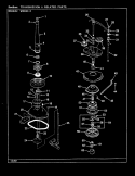 TRANSMISSION & RELATED PARTS (REV. J - N) Diagram and Parts List for W20HN2  Magic Chef Washer
