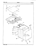 EXTERIOR (REV. K - L) Diagram and Parts List for W20HY3  Magic Chef Washer