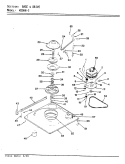 BASE & DRIVE (REV. K - L) Diagram and Parts List for W20HY3  Magic Chef Washer