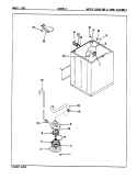 WATER CARRYING & PUMP ASSY. (REV. K - L) Diagram and Parts List for W20HY3  Magic Chef Washer