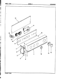 CONTROL PANEL (REV. K - L) Diagram and Parts List for W20HY3  Magic Chef Washer
