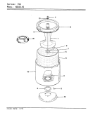 TUB Diagram and Parts List for W20JN4S  Magic Chef Washer