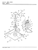 BASE & DRIVE Diagram and Parts List for W20HY4  Magic Chef Washer