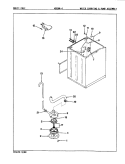 WATER CARRYING & PUMP ASSEMBLY Diagram and Parts List for W20HY4  Magic Chef Washer