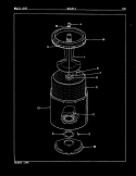 TUB Diagram and Parts List for W18JN1  Magic Chef Washer