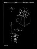 WATER CARRYING & PUMP ASSEMBLY Diagram and Parts List for W18JN1  Magic Chef Washer