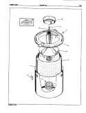 TUB Diagram and Parts List for W20FN4C  Magic Chef Washer