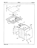 EXTERIOR Diagram and Parts List for W20HN5  Magic Chef Washer