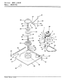 BASE & DRIVE Diagram and Parts List for W20JA4SC  Magic Chef Washer