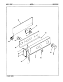 CONTROL PANEL (REV. A - D) Diagram and Parts List for W26HY2  Magic Chef Washer