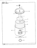 TUB (W26HN2) (REV. H - M) Diagram and Parts List for W26HY2  Magic Chef Washer