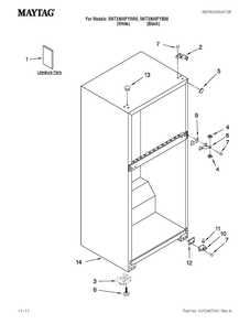 Part Location Diagram of W10214132 Whirlpool USE & CARE GUIDE