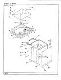 EXTERIOR (REV. E - J) Diagram and Parts List for W14JN1  Magic Chef Washer