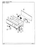 CONTROL PANEL (YG20HV3) Diagram and Parts List for YG20HV3  Magic Chef Dryer