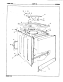 EXTERIOR Diagram and Parts List for W20FN4C  Magic Chef Washer