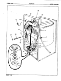 WATER CARRYING Diagram and Parts List for W20FN4C  Magic Chef Washer