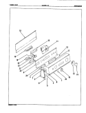 CONTROL PANEL Diagram and Parts List for W20FN4C  Magic Chef Washer