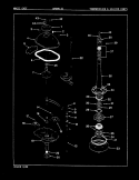TRANSMISSION (REV. E - H) Diagram and Parts List for W20HY3C  Magic Chef Washer