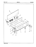 CONTROL PANEL (REV. A - D) Diagram and Parts List for W20HY3C  Magic Chef Washer
