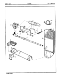 GAS CARRYING Diagram and Parts List for YG20HN4  Magic Chef Dryer