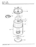TUB (ORIG / REV. A - D) Diagram and Parts List for W20JY4  Magic Chef Washer