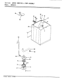WATER CARRY & PUMP (W20JN5) (REV. E) Diagram and Parts List for W20JN5  Magic Chef Washer